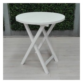 Mesa Alta plegable 80 cm diametro