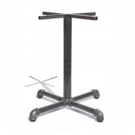 Base pedestal estilo industrial en tubo