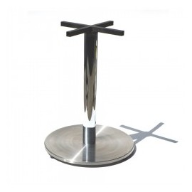 Base pedestal de acero inoxidable 55 cm...