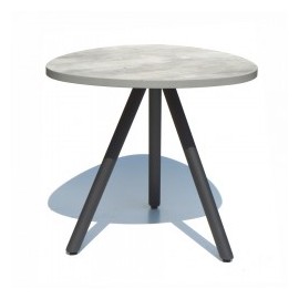 Mesa Huevo con base tripoide 80 de diametro