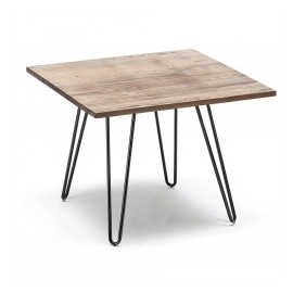 Mesa Tolix alambrica 90x90 cm
