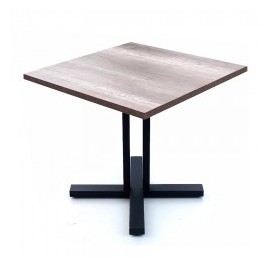 Mesa Maya de 80x80 con base en perfil