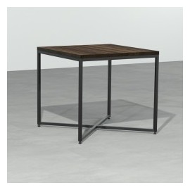 Mesa squadra "x" 80x80 cm