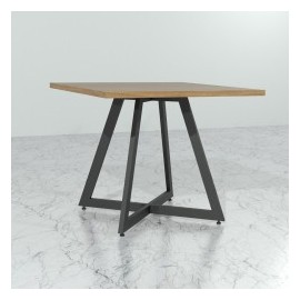 Mesa Alondra 80x80 cm base de Metal