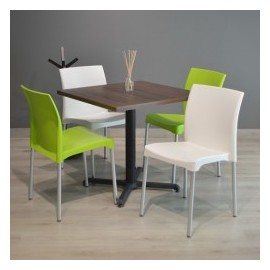 Paquete Vivanti de 4 sillas y Mesa 80x80