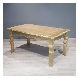 Mesa tablon rectangular de madera 100x180 cm