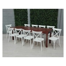 Mesa Fos tablon rectangular de madera...